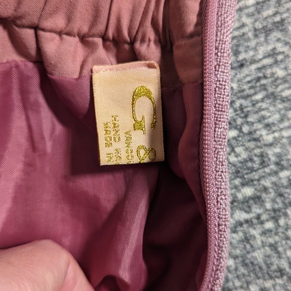 Dusty Rose Scalloped Shorts - Picture 6 of 9